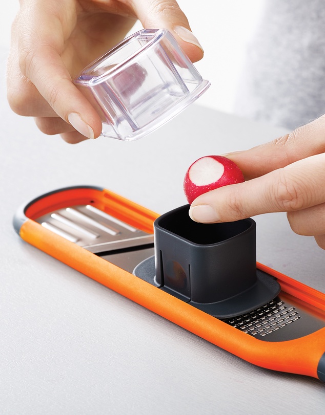 Joseph Joseph - Handi-Grate™ 2-in-1 Mini Grater & Slicer (Orange)