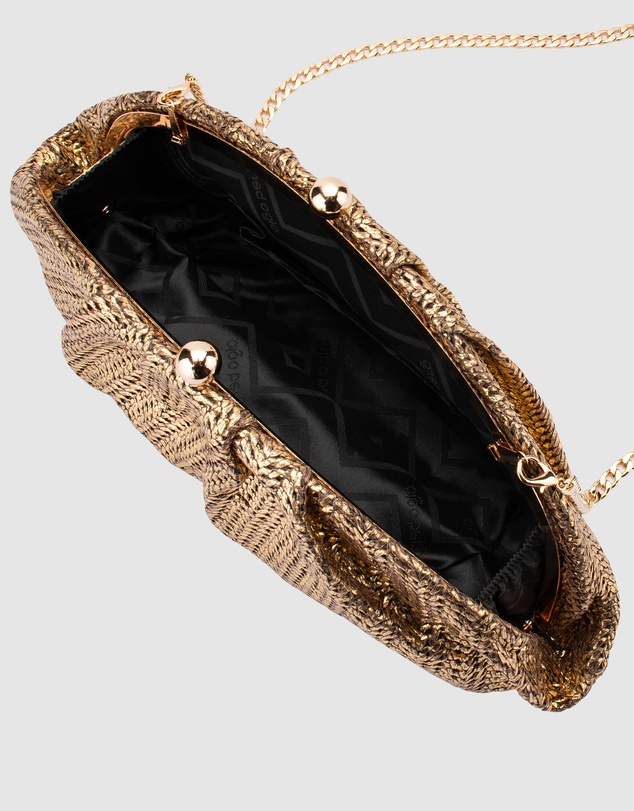 Olga Berg - Rita Woven Clutch