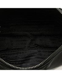 Pre-Loved by Azura Reborn - Pre-Loved Saffiano Trimmed Re Nylon Zip Top Crossbody