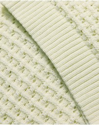 Calibre - Textured Open Knit Polo Citron
