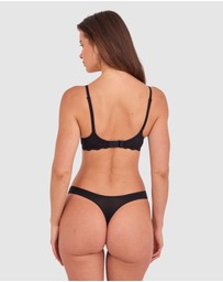 Bras N Things - NKD Push Up Wirefree Bra - Black