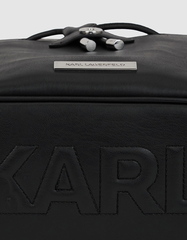 Karl Lagerfeld - Ikon Smooth Small Flap Backpack