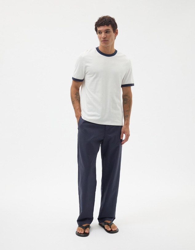 AERE - Tailored Relaxed Linen Blend Pants