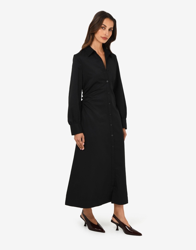 Forcast - Lune Ruched Shirt Dress