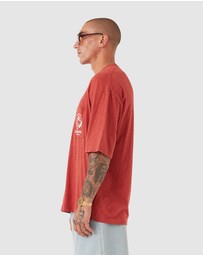 Zanerobe - Crest Slub Flow Tee Cherry