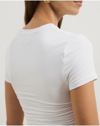 Atmos&Here - Delilah Gathered T-Shirt