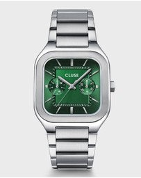 Cluse - Quadrus Multifunction Steel, Silver