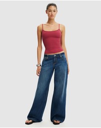 Cotton On - Low Rise Wide Jeans