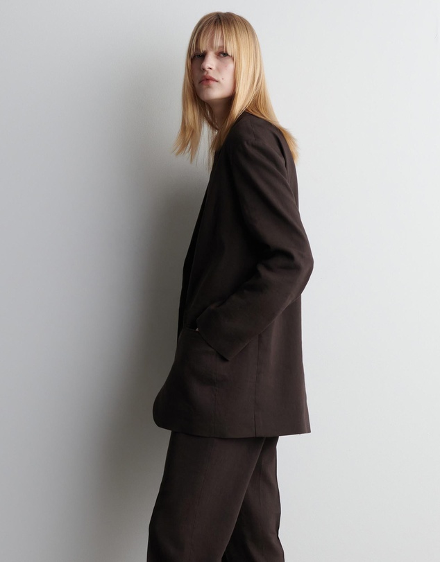 COS - Single-Breasted Linen Blazer