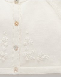 Purebaby - Embroidered Cardigan - Babies-Kids