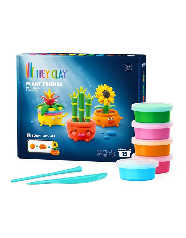 Hey Clay - Plant Friends Set