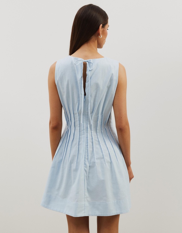 Atmos&Here - Anna Pintuck Shift Mini Dress