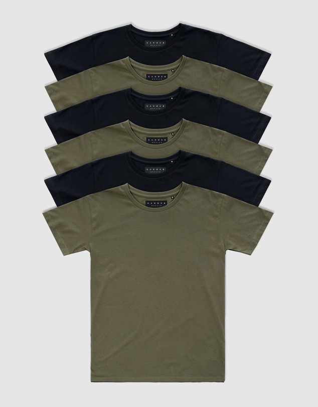 Xander - 6-Pack Blanc Tee