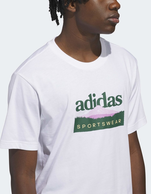 adidas Sportswear - Sportsman Mountain Graphic T-Shirt Mens