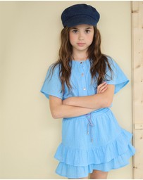 NONO - Siggy Fully Embroidered Dress - Kids-Teens