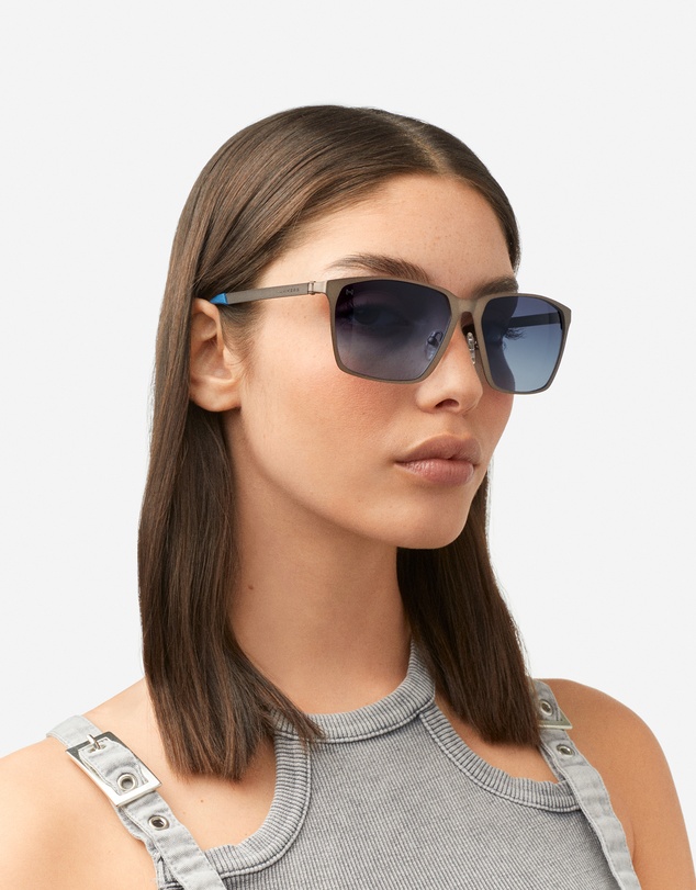 Hawkers Co - HAWKERS Track Flex - Gun Metal Blue Denim Sunglasses for Men