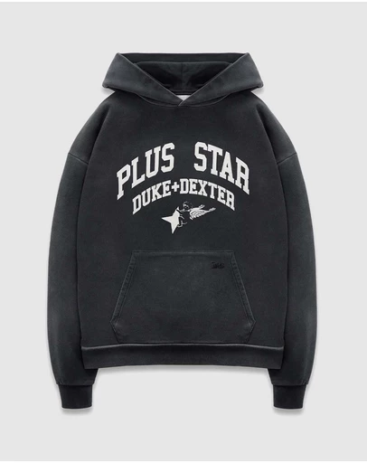 Duke + Dexter - Plus Washed Grey Hoodie