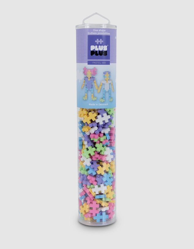 Plus Plus - Plus-Plus - Pastel mix - 240 pcs Tube