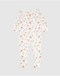Bebe by Minihaha - Gemma Organic LS Zipsuit - Babies