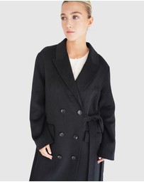 Belle & Bloom - Right There Side Tie Coat