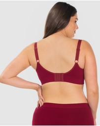 B Free Intimate Apparel - Wire-free Bamboo Padded Bra (B-C-D-DD-E-F-G-H) Cup