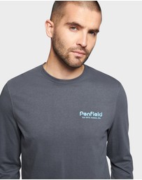 Penfield - Sketch Mountain Back Graphic Long Sleeve T-Shirt
