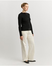 Toorallie - Variegated Rib Cardigan