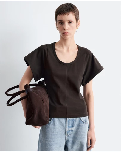 & Other Stories - Scoop-Neck T-Shirt