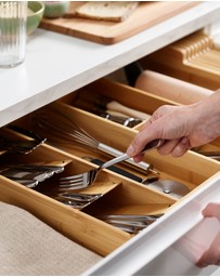 Joseph Joseph - DrawerStore™ Bamboo Cutlery, Utensil & Gadget Organiser