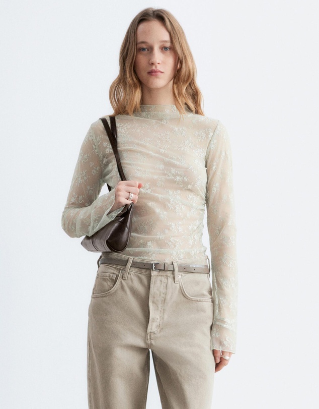 & Other Stories - Long-Sleeve Lace Top