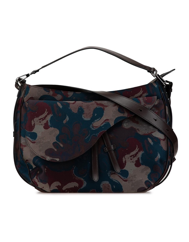 Pre-Loved by Azura Reborn - Pre-Loved Peter Doig Canvas Camouflage Soft Saddle Bag