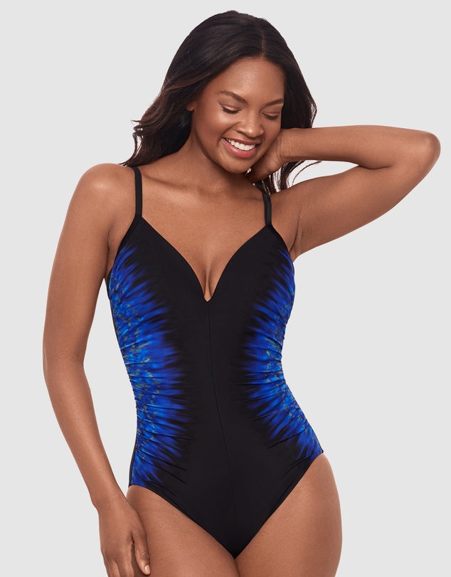 Miraclesuit Swimwear  - Paka Mayan Temptation Underwired Low Back Shaping Swimsuit