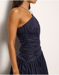 AERE - Priya Asymmetric Maxi Dress