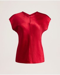SABA - Ivana Crinkle Bias Tee