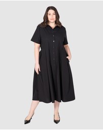 Love Your Wardrobe - Adella Box Pleat Dress