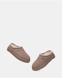 EVERAU - Australian Shepherd Ugg Tay Cow Suede Upper House Shoes