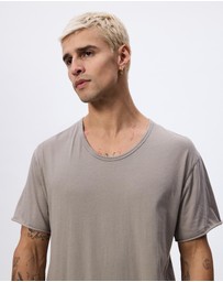 Surrounded By Ghosts - The Coltan Cotton Asymmetrical Tail T-Shirt