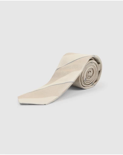 Tarocash - Hawkes Stripe Silk Tie