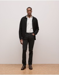 Trenery - Fine Check Oxford Shirt in Marshmallow