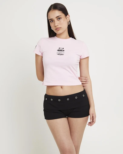 Neon Hart - Displaced Baby Tee