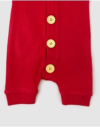 WITH LOVE FOR KIDS - BASICS Ribbed Romper - Babies