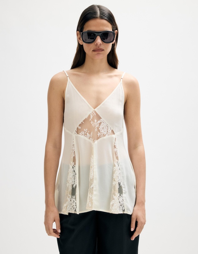Minima Esenciales - Aisla Lace Insert Cami Top