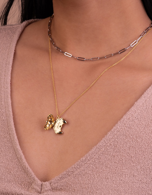 Wanderlust + Co - Croissant Gold Necklace