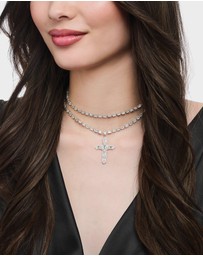 THOMAS SABO - Choker necklace with white zirconia