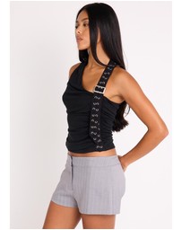 Insight - Sloane Eyelet Halter Top