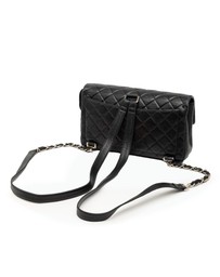 Pre-Loved by Azura Reborn - Pre-Loved Medium Quilted Lambskin Flap Backpack