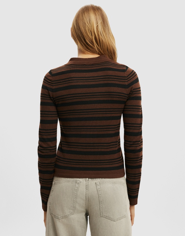 Cotton On - Sara Knit LS Polo