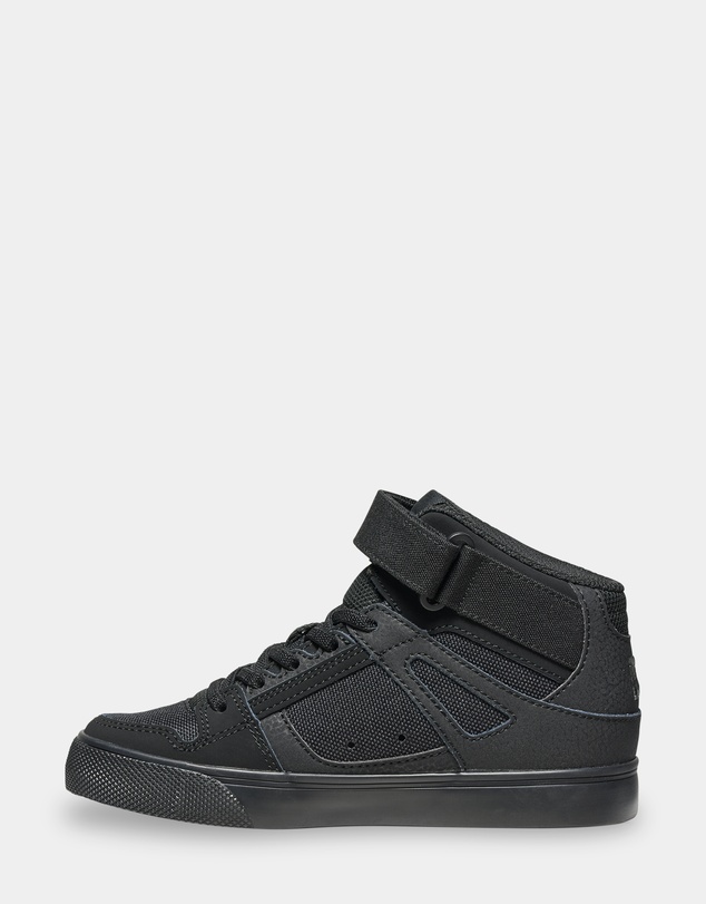 DC Shoes - Kid's Pure High-Top EV High-Top Leather Shoes