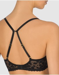 Natori - Cherry Blossom Convertible-to-Racerback Lace Plunge Bra