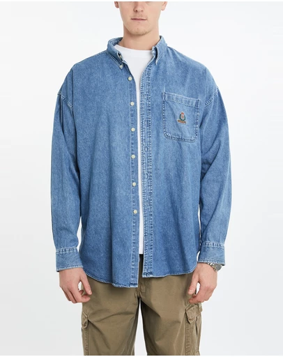 Vintage by The Real Deal - Pre Loved - 90s Chaps Ralph Lauren Denim Button Up Shirt